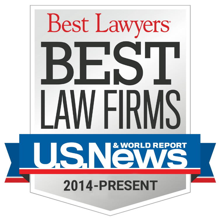 U.S. News and World Report Best Law Firms 2014-present logo