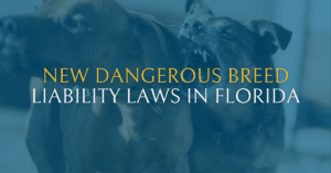 New Dangerous Breed Liability Laws in Florida