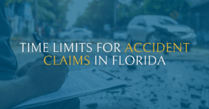 Time Limits for Accident Claims in Florida