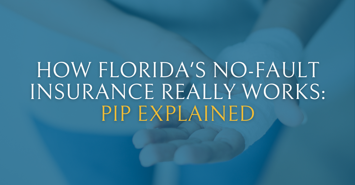 How Floridaโs No-Fault System Works | Vero Beach Car Accident Lawyers